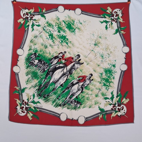 Foulard gucci pura seta - in,