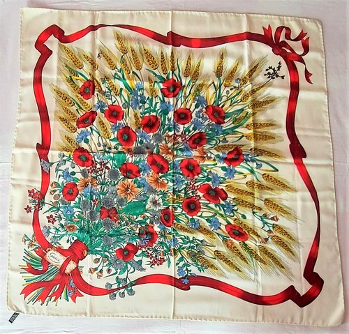 Gucci foulard modello spighe - foulard, "spighe"