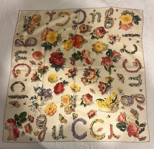 Foulard gucci floral vintage - foulard,