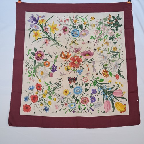 Foulard gucci pura seta - foulard, in