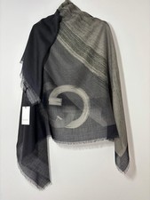 Foulard Gucci Grigio Seta Lana
