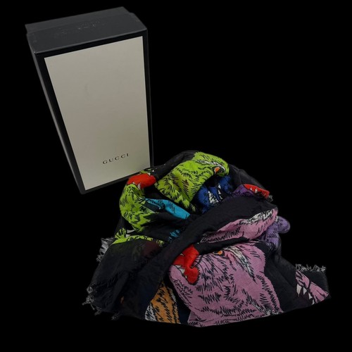 Foulard gucci angry tiger - gucci,