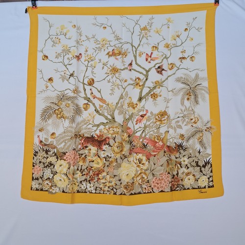 Foulard gucci seta giallo - gucci, in