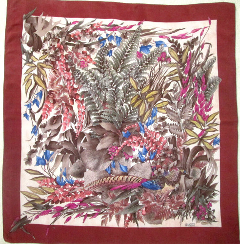 Gucci foulard soie - foulard,