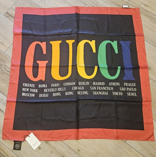 Foulard gucci cities rainbow - gucci,