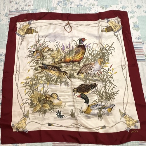 Gucci foulard seta sciarpa - gucci,