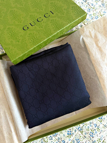 Gucci sciarpa donna - nera, gg