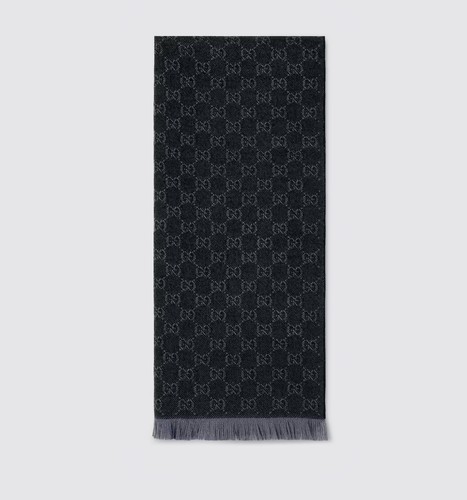 Gucci sciarpa logo frange - sciarpa,
