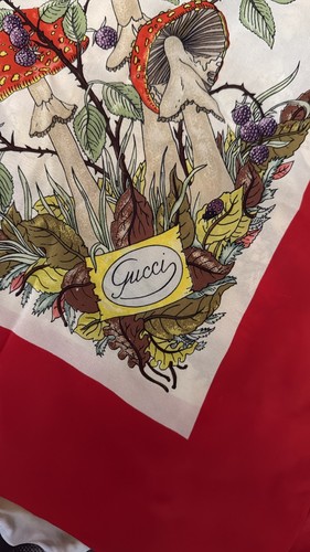 Gucci foulard funghi - , vintage
